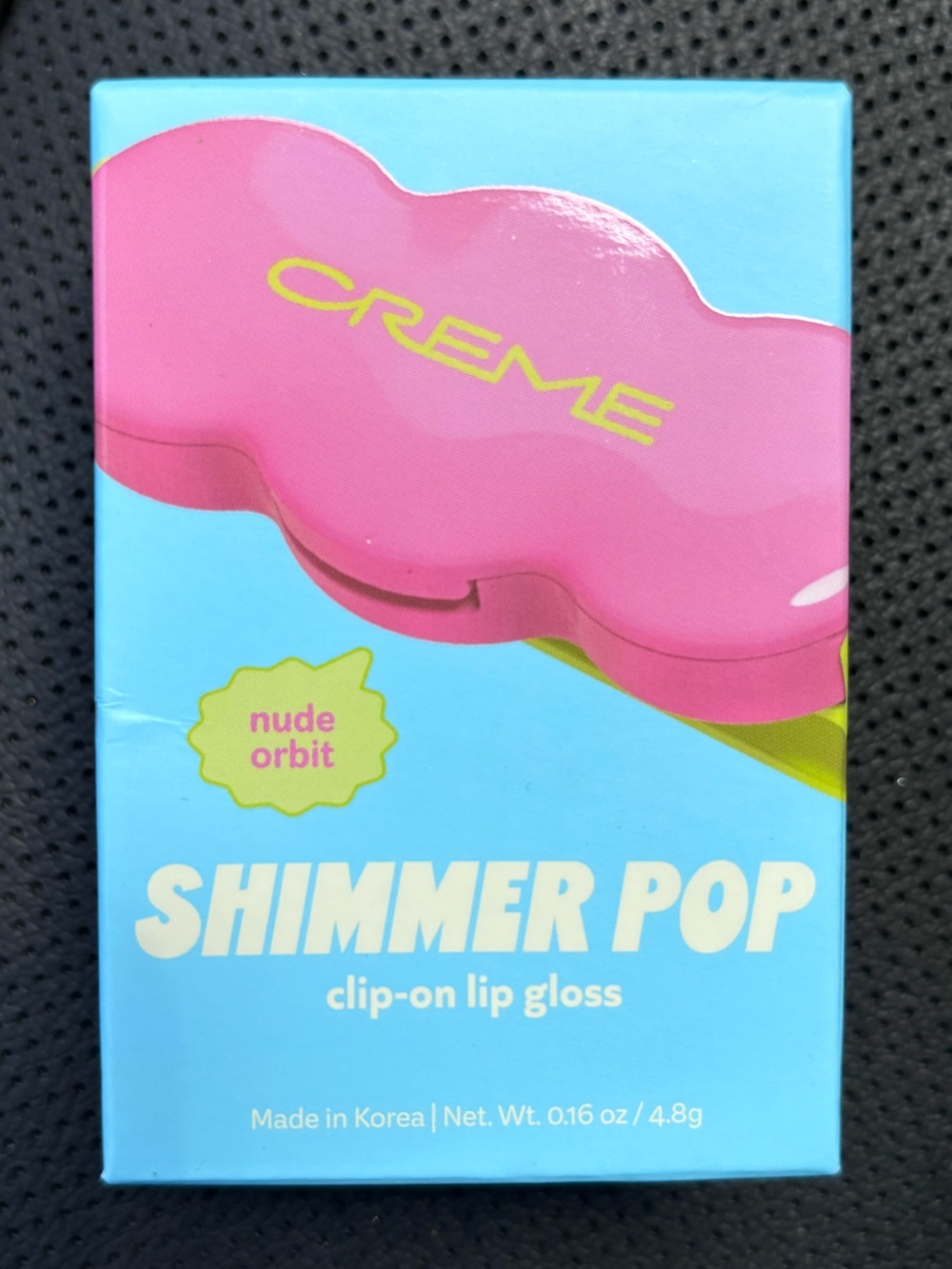 Creme Shimmer Pop Clip-On Lip Gloss in Nude Orbit (Pink)